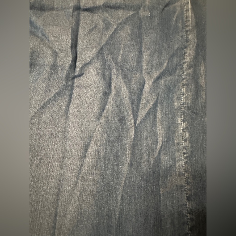 Black Orchid Blue Denim Snap Front Sleeveless Shirt - NWT - Size L - Picture 11 of 14
